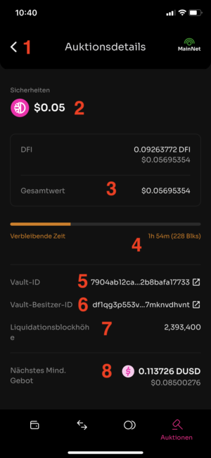 Light Wallet - Auction - details -DE